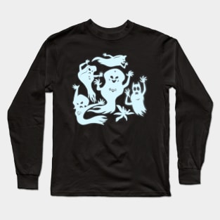 Super Hero Ghosts Long Sleeve T-Shirt